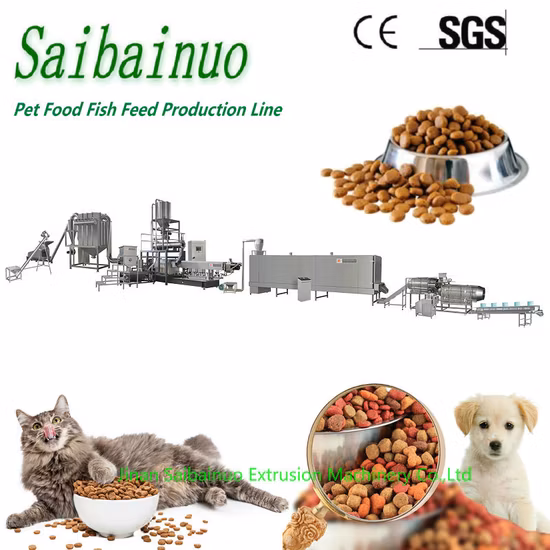 Pet Dog Cat Floating Sinking Fish Feed Food Processing Making Extruder Machine