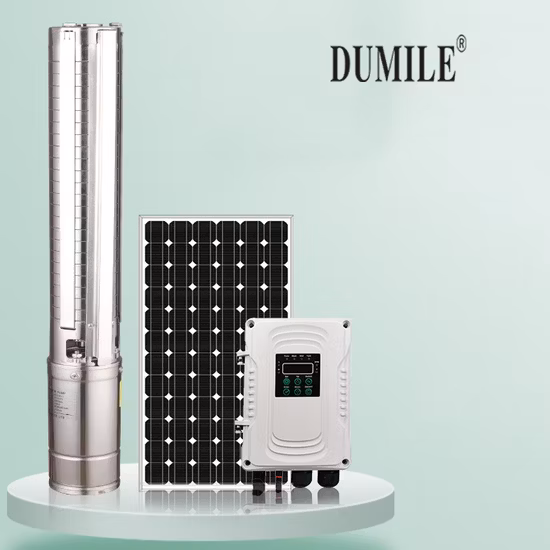 72V 1100W 3 인치 태양열 워터 펌프 깊은 우물 펌프 잠수정 태양열 DC 펌프