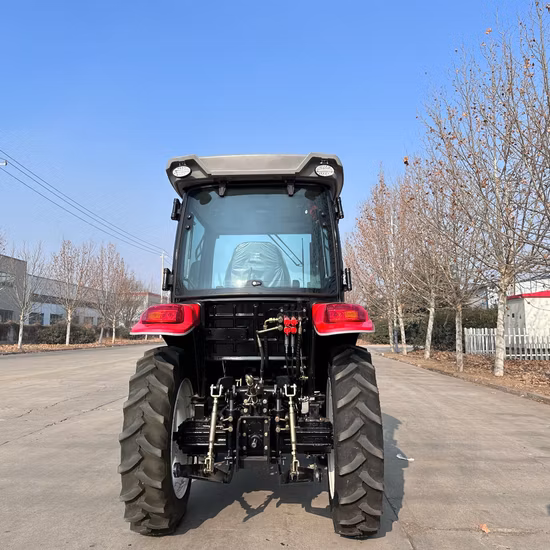 B 60HP, 70HP, 80HP, 90HP, 농기계 농용 트랙터, 휠 트랙터 제조업체, 4륜 보행형 미니 트랙터, 과수원, 소규모 농장, 논, 대형 정원 등